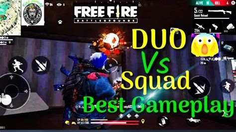 Free Fire Ll Duo Vs Squad Ll Ranked Gameplay Ll Unbelievable Booyah