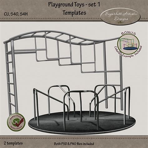 Sugarbutt Artistic Designs: New playground templates in stores 