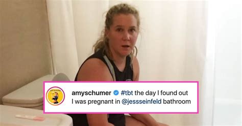 Amy Schumer Shares Toilet Photo From The Moment She Found Out She Was