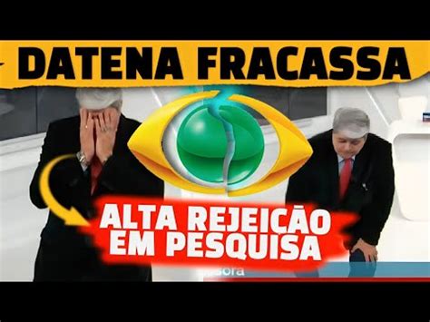 Fracassou Datena Perde Feio Em Pesquisa Eleitoral E Vira Chacota