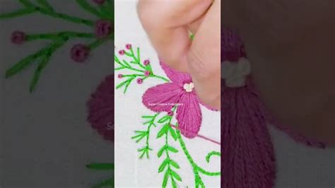 Flower Embroidery Designs, Embroidery Flowers, Hand Embroidery Tutorial, Unique Flowers, Satin ...