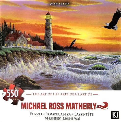 Michael Ross Matherly Guiding Light Ocean Jigsaw Puzzle Pieces