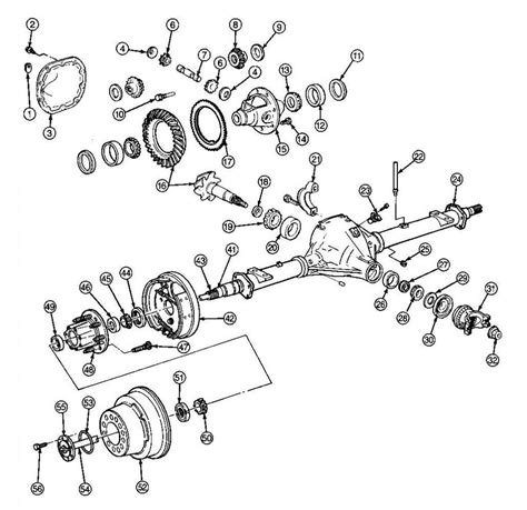 1997 Ford F250 Rear Axle Diagram