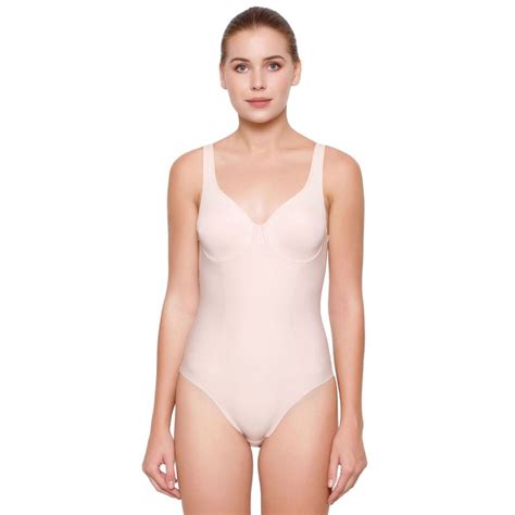 Buy Triumph Medium Shaping Series Wired Non Padded Seamless Bodysuit Nude Online