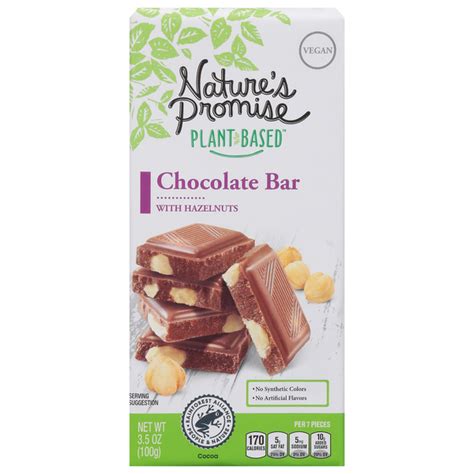 Save On Nature S Promise Plant Based Vegan Chocolate Candy Bar With Hazelnuts Order Online