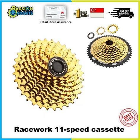 Racework 11 Speed Cassette Gold 11 28T Bicycle Bike Ebike Mtb Mini Velo