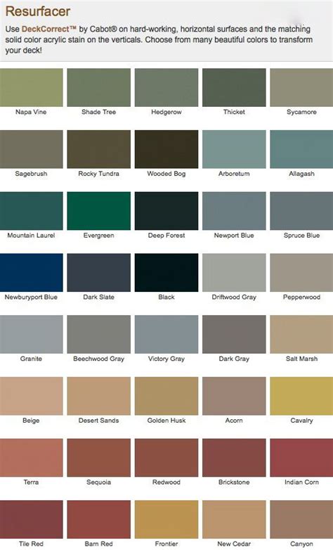 Deckcorrect By Cabot Deck Paint Colors Deck Paint Deck Colors