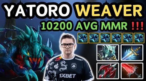 Yatoro Weaver Hard Carry Highlights Avg Mmr Pub Yatorogod