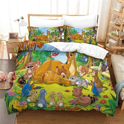 Bettbezug Set Bambi Bettw Sche Set Bettbezug Cartoon Anime Filme F R