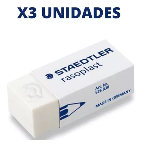 Goma De Borrar Staedtler Rasoplast Tecnica Lapiz X Unidades Mercadolibre