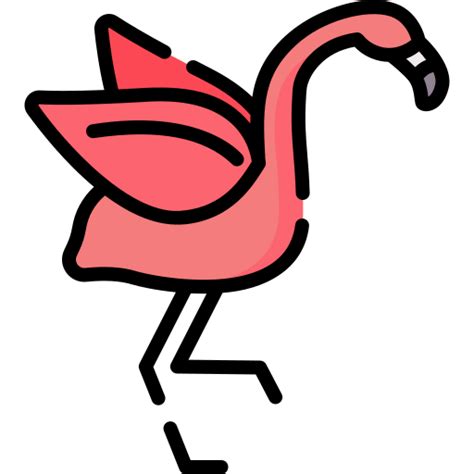 Flamingo Special Lineal Color Icon