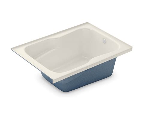 SBF 3660 AcrylX Alcove Left Hand Drain Bath In Sterling Silver Bath