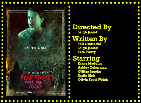 Fear Street Part Three 1666 2021 Bewitching Movie Meister Reviews