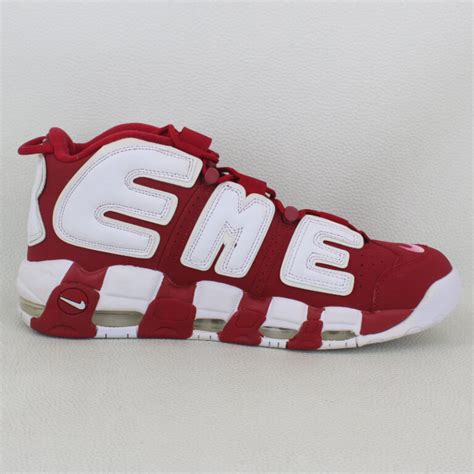 Nike Air More Uptempo Supreme Suptempo Red A V Pawn