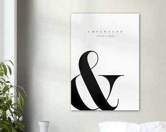 Ampersand Typography | Etsy