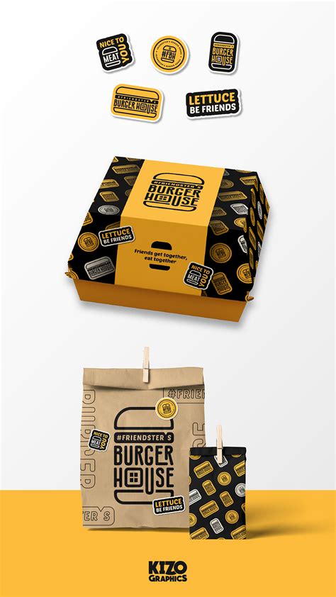 Food Branding Burger Branding Food Brand Logos Burger Packaging