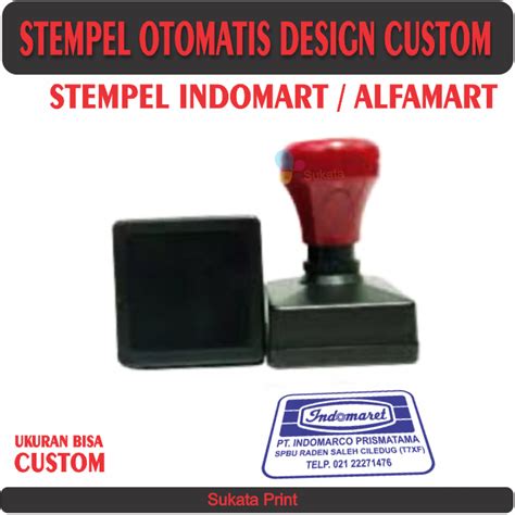 Jual Cetak Stempel Ukuran Standar Indomaret Cetak Stempel Warna Cetak