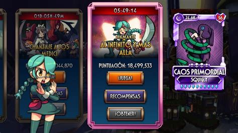 Skullgirls Mobile Pelea De Diamante Jugando Con Squigly Caos Primordial