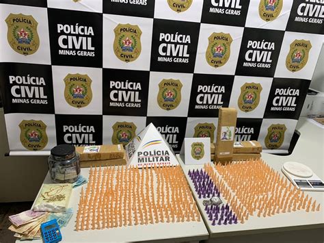 Polícia apreende mais de 700 pinos de cocaína maconha e haxixe em