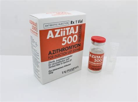 Azithromycin For Injection Usp Mg Suppliers In India Taj Generics