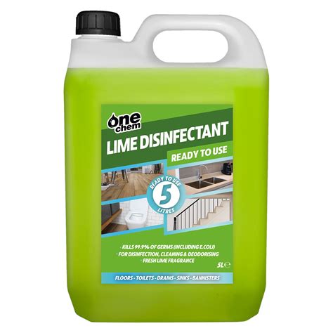 Lime Disinfectant And Cleaner 5l One Chem