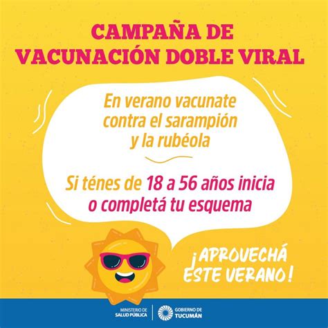 El ministro de Salud lanzó la campaña de vacunación Doble Viral en la