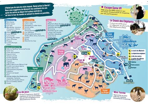 Plan du parc Les Terres de Nataé