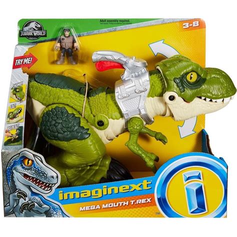 T Rex Mega Mordida Mattel - Imaginext Jurassic World T-Rex Mega Mordida Mattel FISHER PRICE ...