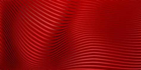 Fondo abstracto de líneas onduladas en colores rojos Vector Premium