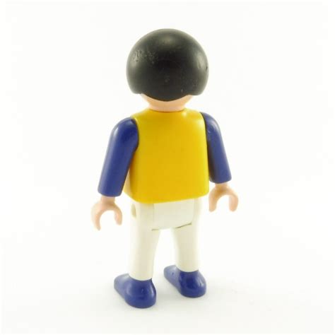 Playmobil Enfant Gar On Bleu Blanc Jaune