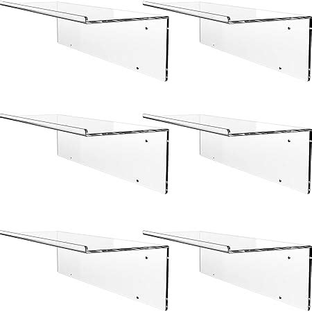 Amazon Cq Acrylic 15 Acrylic Floating Wall Ledge Shelf Floating