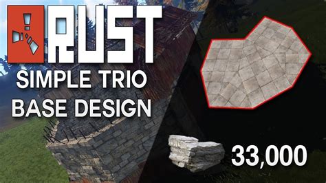 Simple And Easy To Build Rust Trio Base Design Rust Base Building