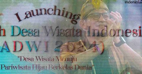 Siaran Pers Menparekraf Resmi Luncurkan Anugerah Desa Wisata