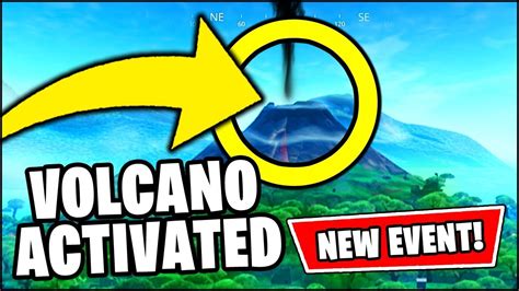 New Fortnite Event The Volcano Is Erupting Right Now Fortnite Season 8 Ruin Loot Lake