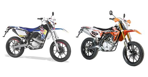 Motorrad Vergleich Rieju Mrt Freejump Supermoto Vs Rieju