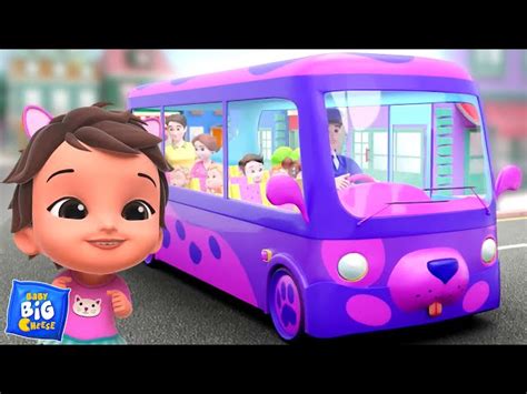 Wheels On The Bus Go Round And Round, Nursery Rhymes and Songs for Kids ...