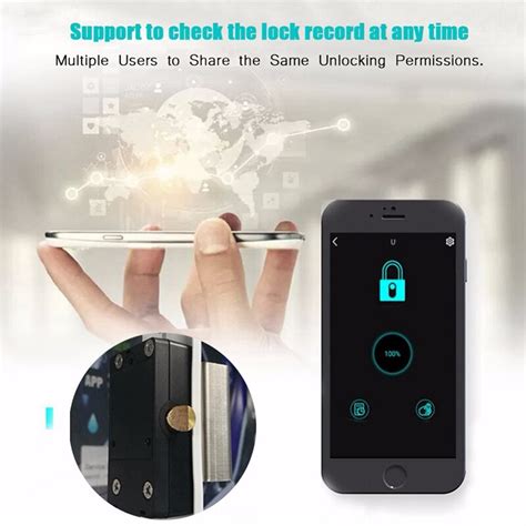 Bluetooth Smart Deurslot Kast Lade Keyless Draadlo Grandado