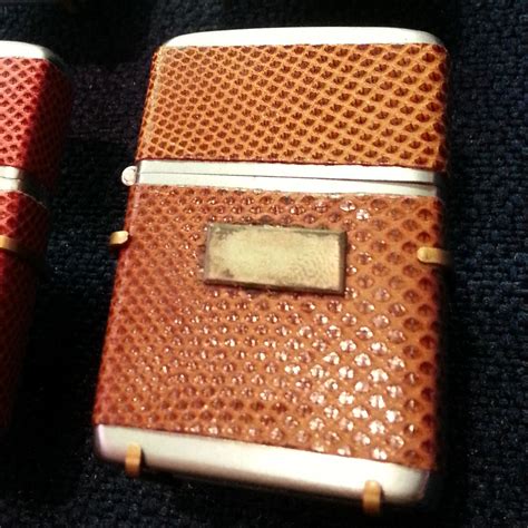 Zippo First Produced Fully Leather Covered Lighters In 1950 Currently