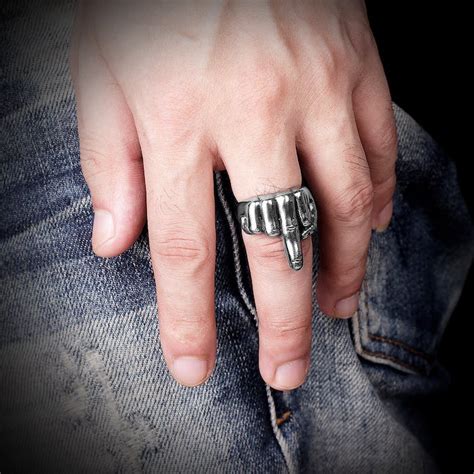 Custom Middle Finger Ring | Grailed