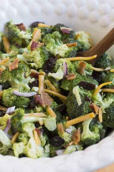 Broccoli Bacon And Cheddar Salad Savvy Apron