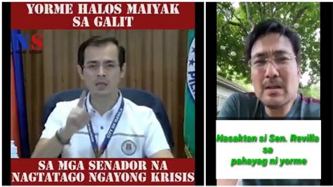 SEN BONG REVILLA Nasaktan Sa Pahayag Ni YORME ISKO MORENO YouTube