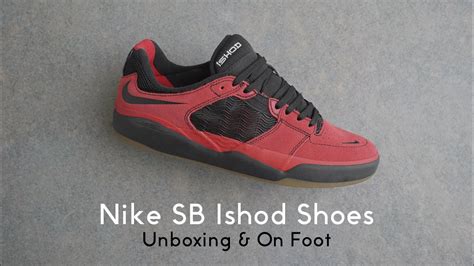 Nike Sb Ishod Wair Shoes Varsity Red Unboxing And On Foot Youtube