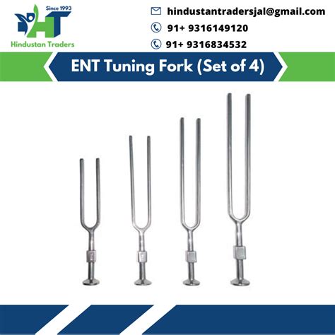 Stainless Steel Ent Tuning Forks For Hospital At Piece In