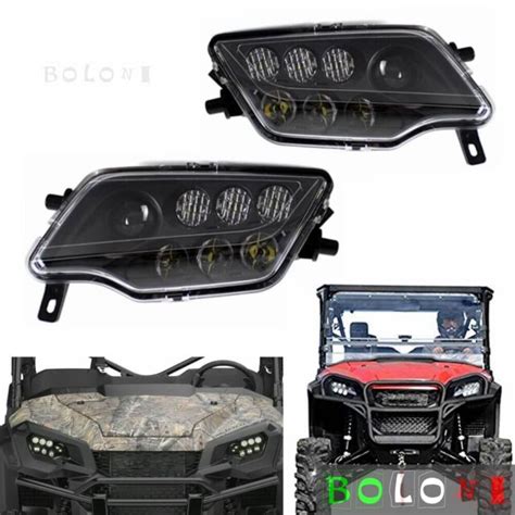 Led High Low Beam Conversion Headlight Utv For Honda Rancher 420 And Foreman 500 Ebay