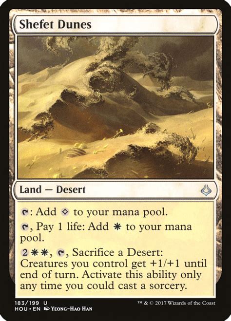 Shefet Dunes Magic The Gathering Mtg Cards