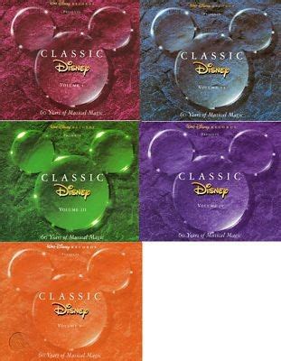 CLASSIC DISNEY 60 YEARS OF MUSICAL MAGIC VOL 1-5 | #153363194