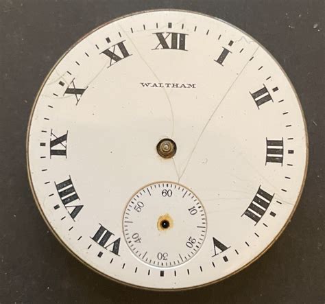 Vintage 1908 Waltham Model 1908 625 Pocket Watch Movement Balance 16s