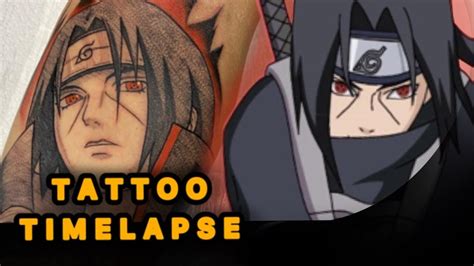 Tatuando Itachi Tattoo Timelapse Youtube