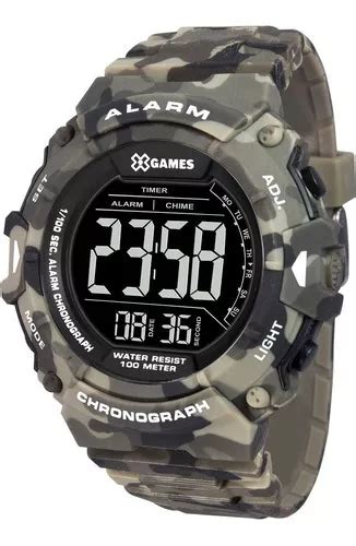 Reloj Digital X Games Xmppd488 Pxep Para Hombre Color De Fondo