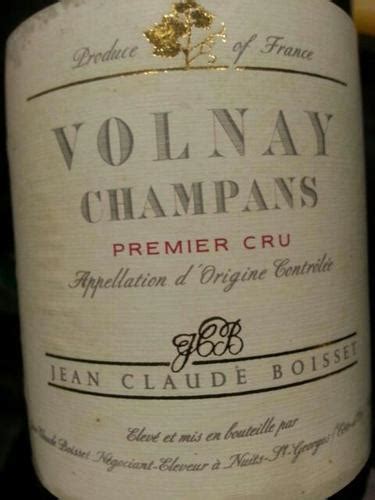 Jean Claude Boisset Volnay Champans Premier Cru Vivino US